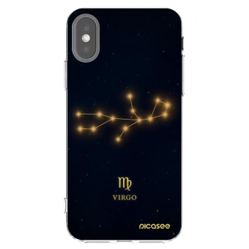 Picasee silikonska prozirna maskica za Apple iPhone X/XS - VIRGO