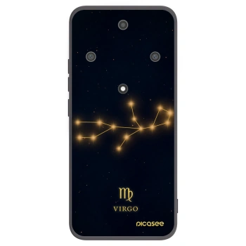 Picasee crna silikonska maskica za Honor Magic5 Lite 5G - VIRGO