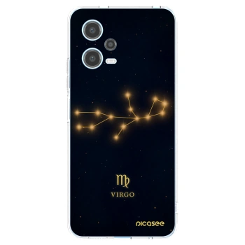 Picasee silikonska prozirna maskica za Xiaomi Redmi Note 12 5G - VIRGO