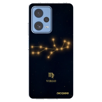 Picasee silikonska prozirna maskica za Xiaomi Redmi Note 12 Pro 5G - VIRGO