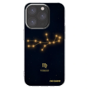 Picasee silikonska prozirna maskica za Apple iPhone 15 Pro - VIRGO