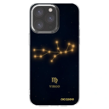 Picasee silikonska prozirna maskica za Apple iPhone 15 Pro Max - VIRGO