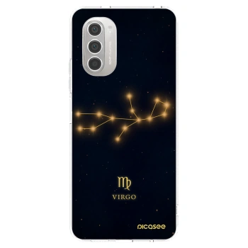 Picasee silikonska prozirna maskica za Motorola Moto G51 - VIRGO