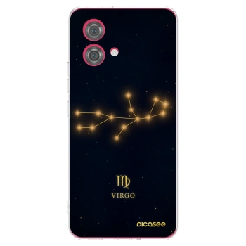 Picasee silikonska prozirna maskica za Motorola Moto G84 5G - VIRGO
