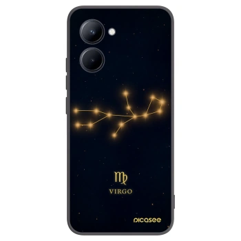 Picasee crna silikonska maskica za Realme C33 (2023) - VIRGO