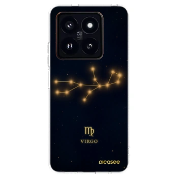 Picasee silikonska prozirna maskica za Xiaomi 14 Pro - VIRGO