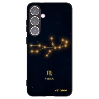 Picasee crna silikonska maskica za Samsung Galaxy S24+ S926B 5G - VIRGO