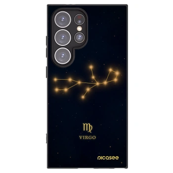 Picasee crna silikonska maskica za Samsung Galaxy S24 Ultra S928B 5G - VIRGO