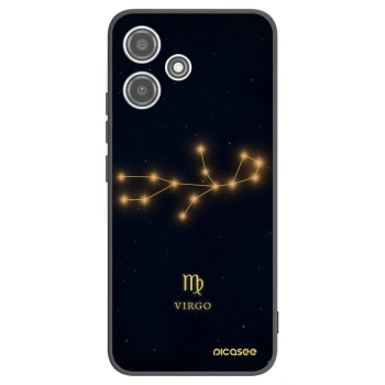 Picasee crna silikonska maskica za Xiaomi Redmi 12 5G - VIRGO