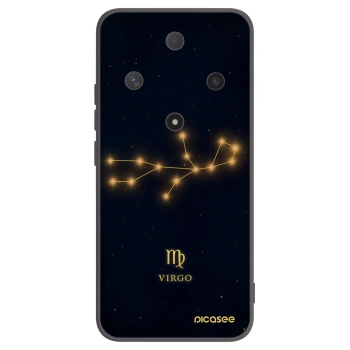 Picasee crna silikonska maskica za Honor Magic6 Lite 5G - VIRGO