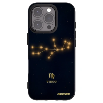 Picasee crna silikonska maskica za Apple iPhone 16 Pro - VIRGO