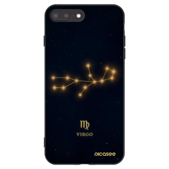 Picasee crna silikonska maskica za Apple iPhone 7 Plus - VIRGO