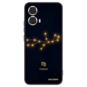 Picasee crna silikonska maskica za Motorola Moto G85 - VIRGO