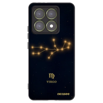 Picasee crna silikonska maskica za Xiaomi 14T - VIRGO