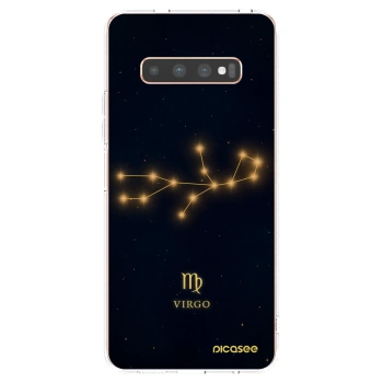 Picasee silikonska prozirna maskica za Samsung Galaxy S10 Plus G975 - VIRGO