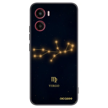 Picasee crna silikonska maskica za Motorola Moto G05 - VIRGO