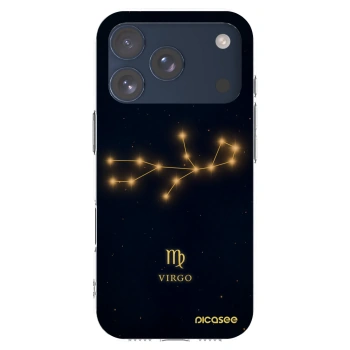 Picasee silikonska prozirna maskica za Apple iPhone 17 Pro - VIRGO