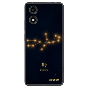 Picasee crna silikonska maskica za Motorola Moto E14 - VIRGO