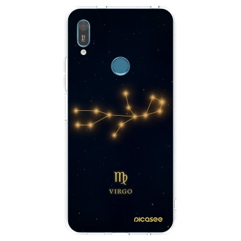 Picasee silikonska prozirna maskica za Huawei Y6 2019 - VIRGO