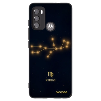 Picasee crna silikonska maskica za Motorola Edge 60 5G - VIRGO