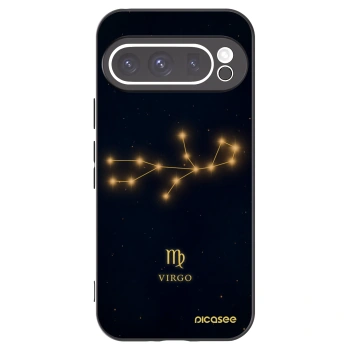 Picasee crna silikonska maskica za Google Pixel 9 Pro XL - VIRGO