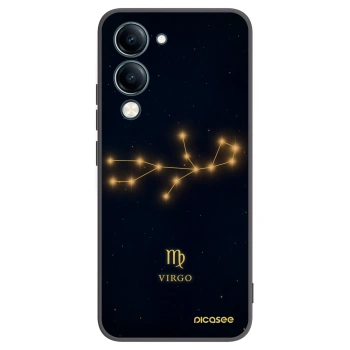 Picasee crna silikonska maskica za Vivo Y29s 5G - VIRGO