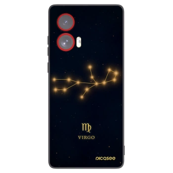 Picasee crna silikonska maskica za Motorola Edge 50 Fusion - VIRGO