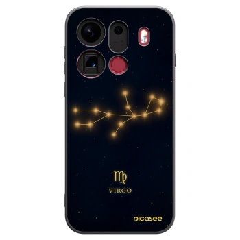 Picasee crna silikonska maskica za OPPO Find X9 Pro - VIRGO