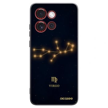 Picasee crna silikonska maskica za Motorola Edge 60 Neo 5G - VIRGO