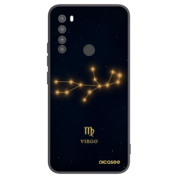 Picasee crna silikonska maskica za Xiaomi Redmi Note 8 - VIRGO