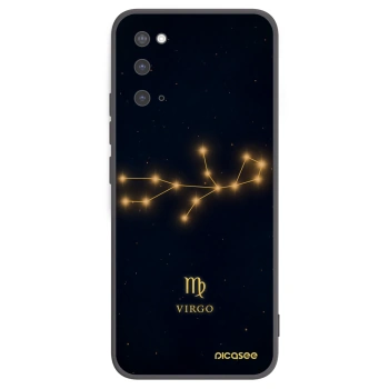 Picasee crna silikonska maskica za Samsung Galaxy S20 G980F - VIRGO