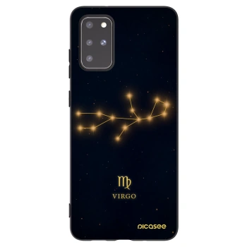 Picasee crna silikonska maskica za Samsung Galaxy S20+ G985F - VIRGO