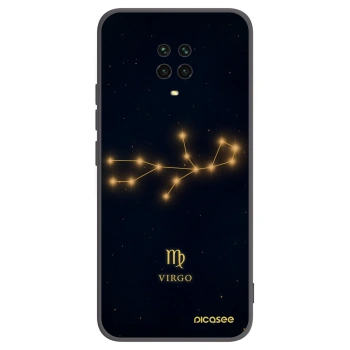 Picasee crna silikonska maskica za Xiaomi Redmi Note 9 Pro - VIRGO