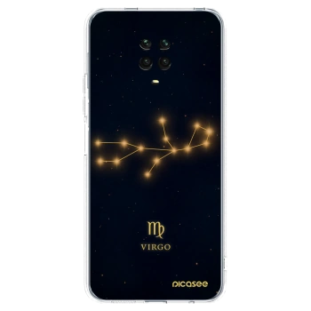 Picasee silikonska prozirna maskica za Xiaomi Redmi Note 9S - VIRGO
