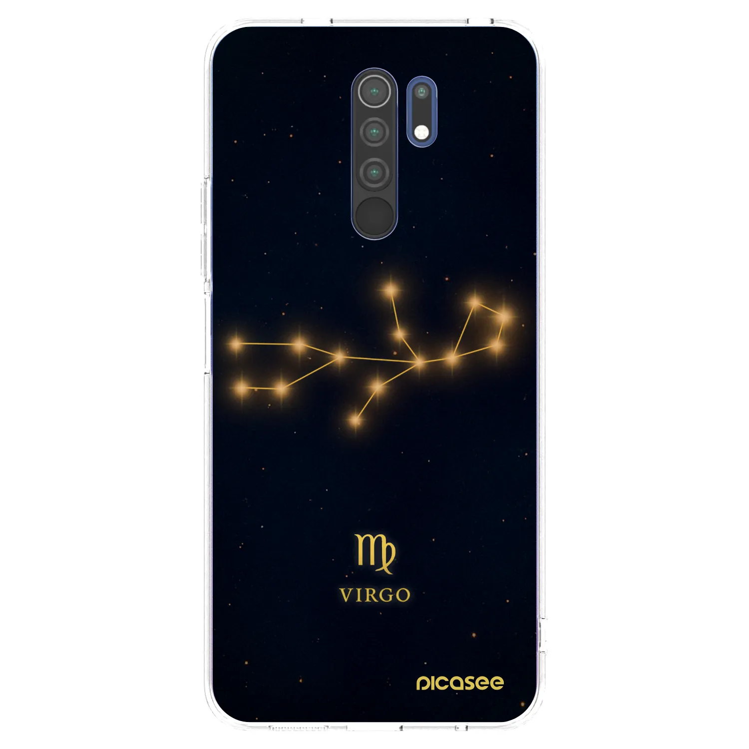 Picasee silikonska prozirna maskica za Xiaomi Redmi 9 - VIRGO