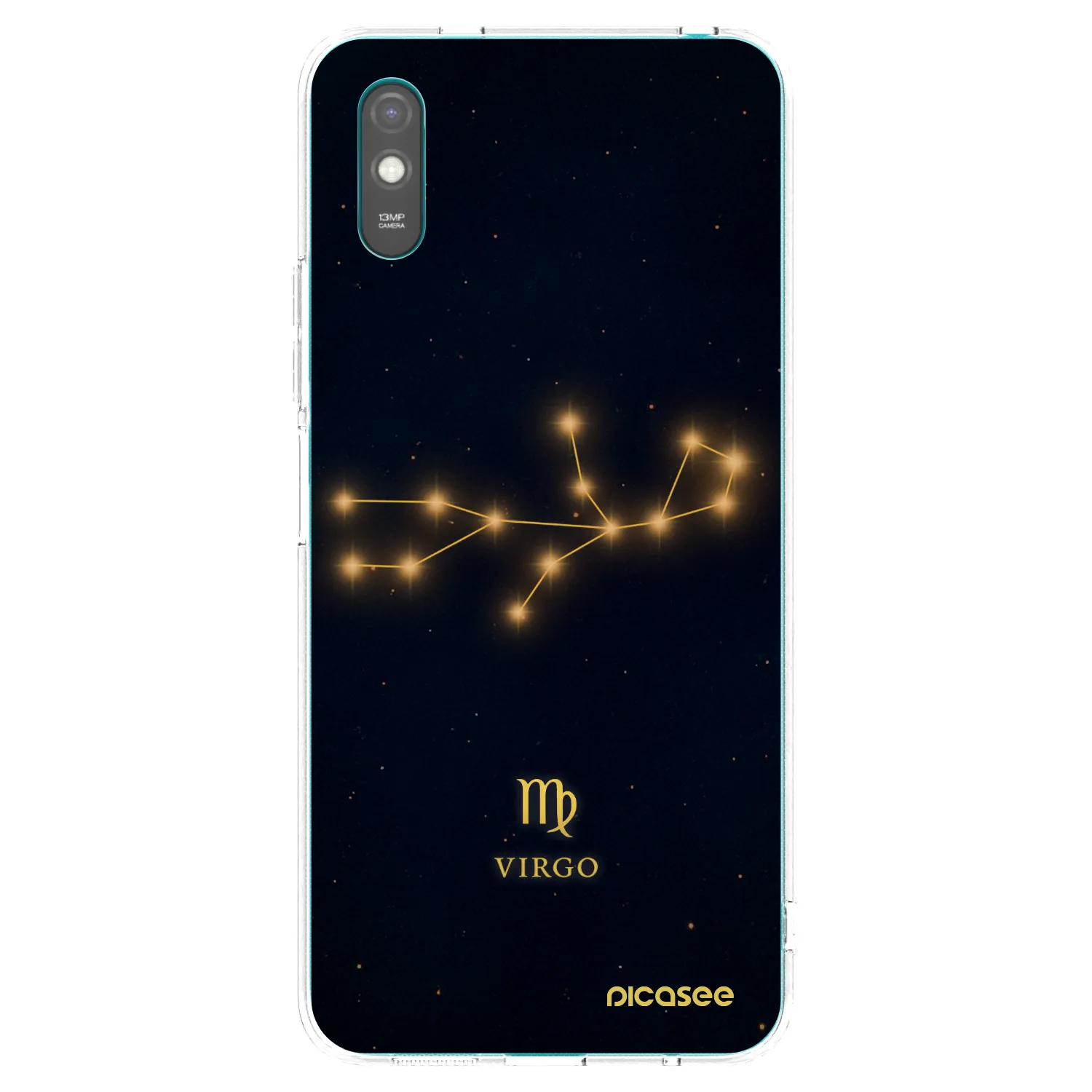 Picasee silikonska prozirna maskica za Xiaomi Redmi 9A - VIRGO