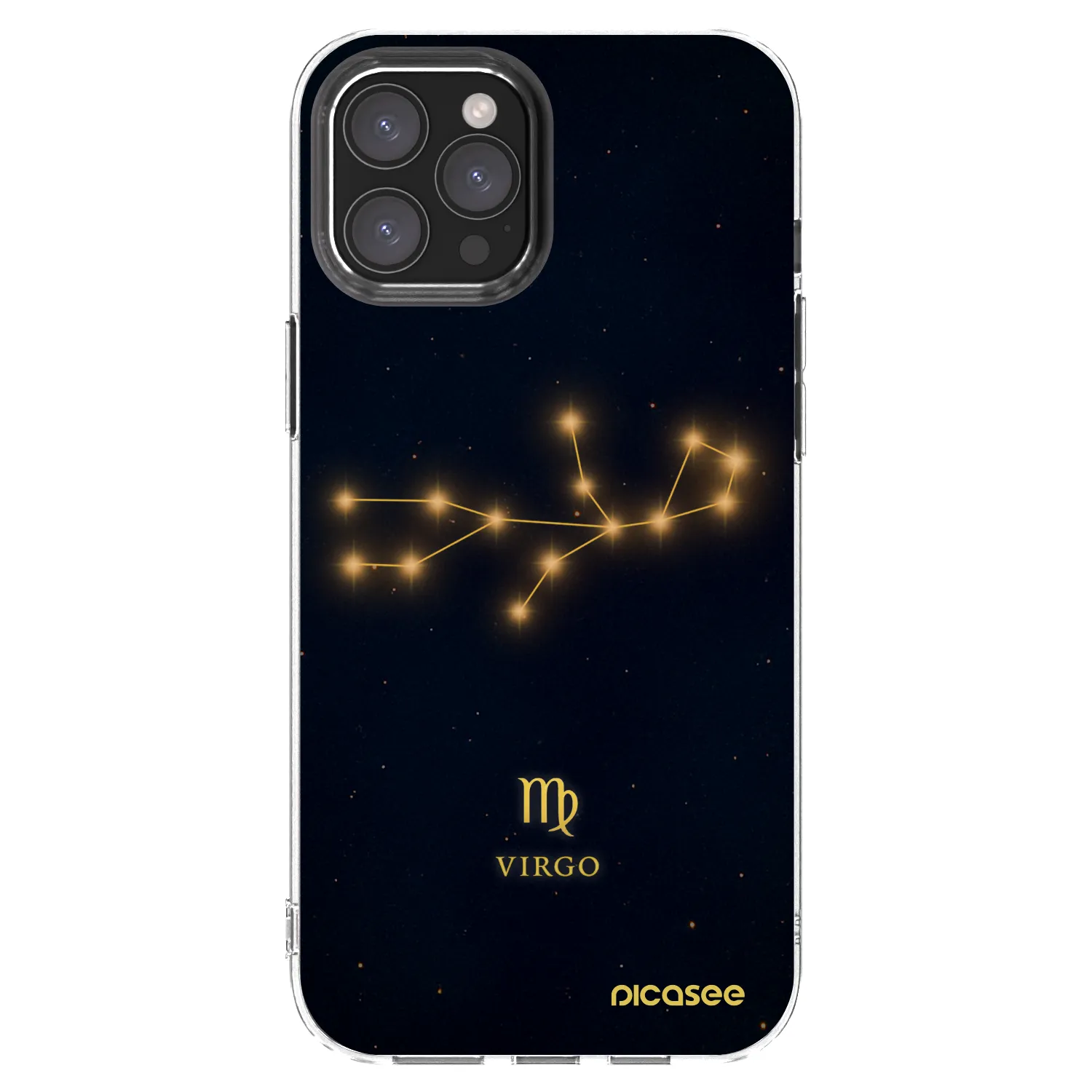 Picasee silikonska prozirna maskica za Apple iPhone 12 Pro Max - VIRGO