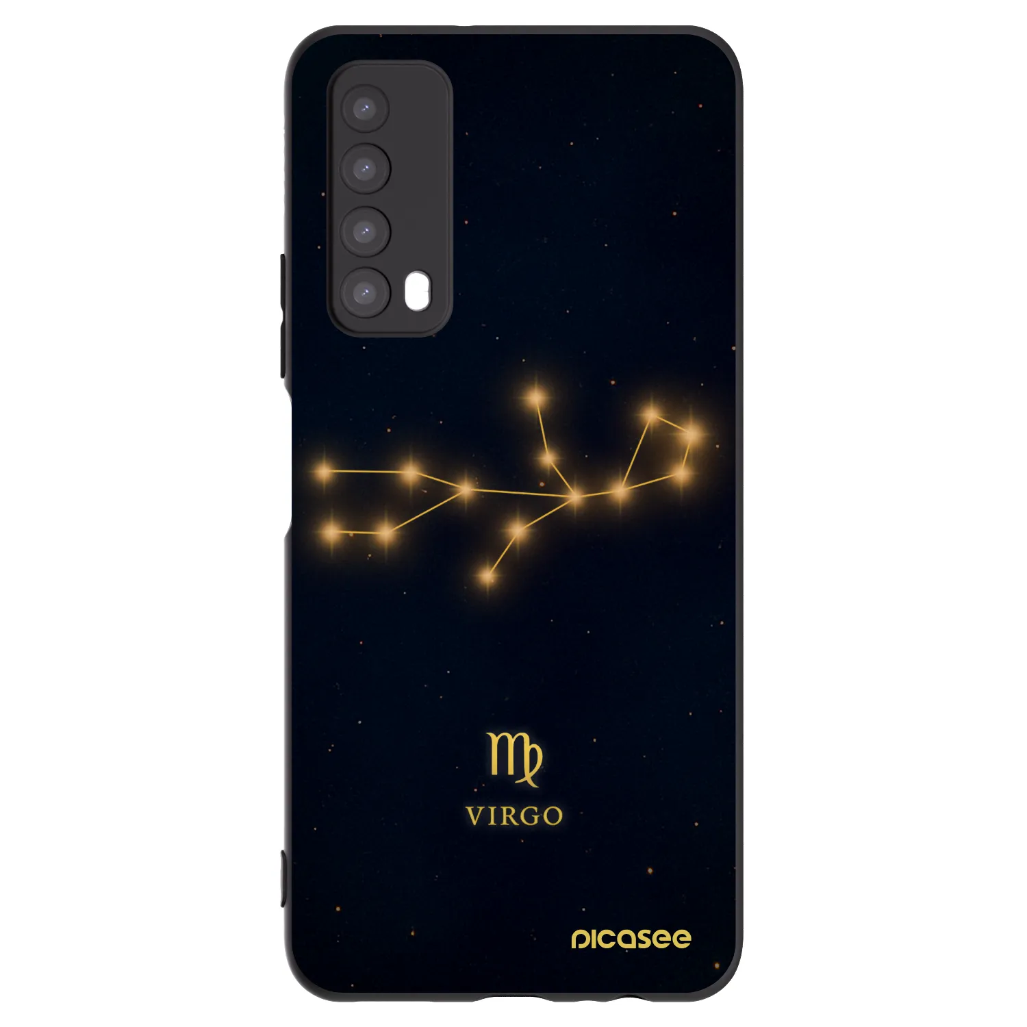 Picasee crna silikonska maskica za Huawei P Smart 2021 - VIRGO