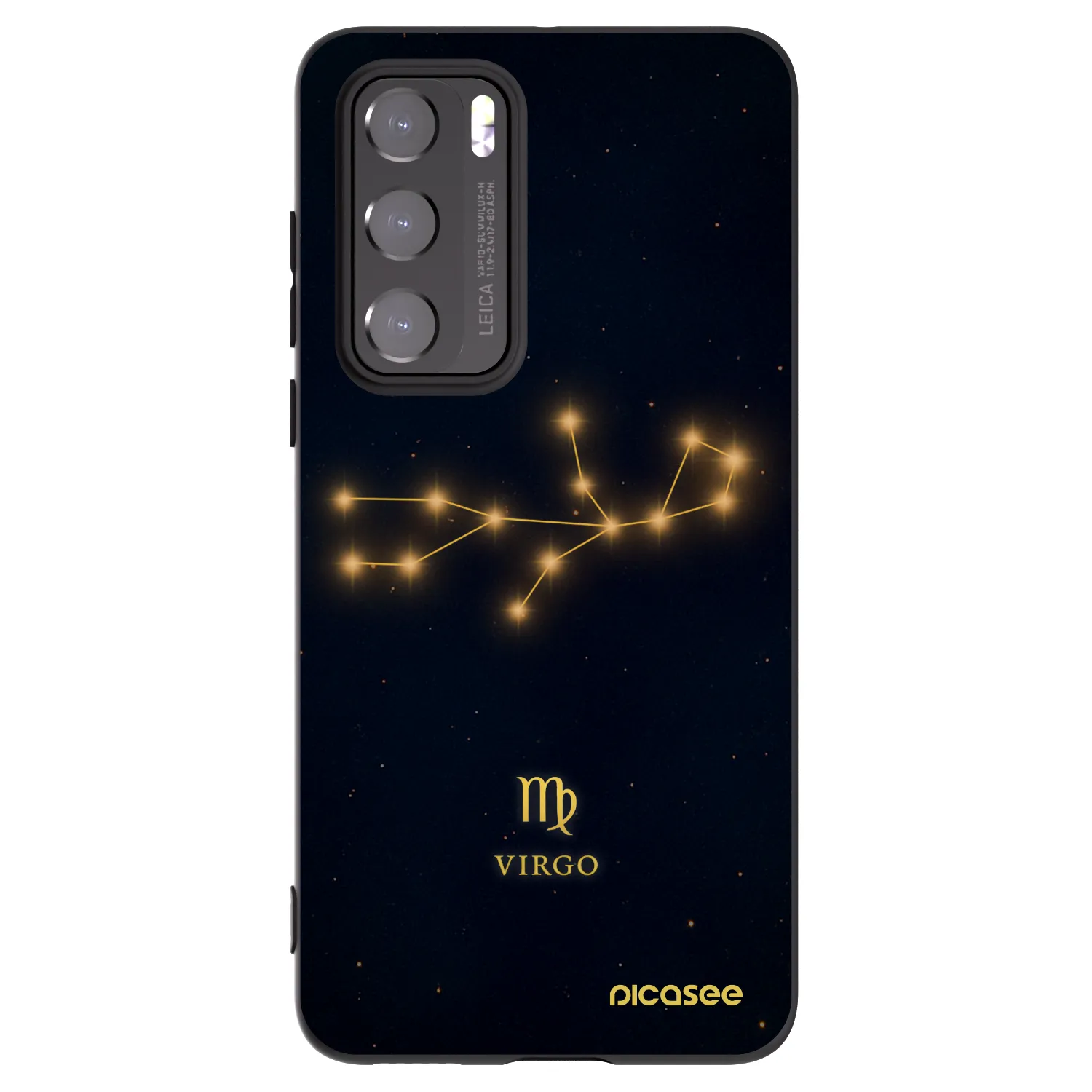 Picasee crna silikonska maskica za Huawei P40 - VIRGO