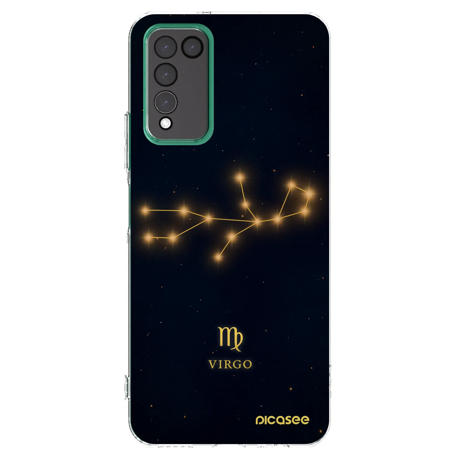 Picasee silikonska prozirna maskica za Honor 10X Lite - VIRGO