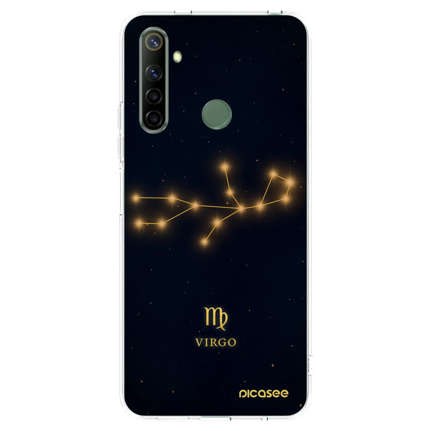 Picasee silikonska prozirna maskica za Realme 6i - VIRGO
