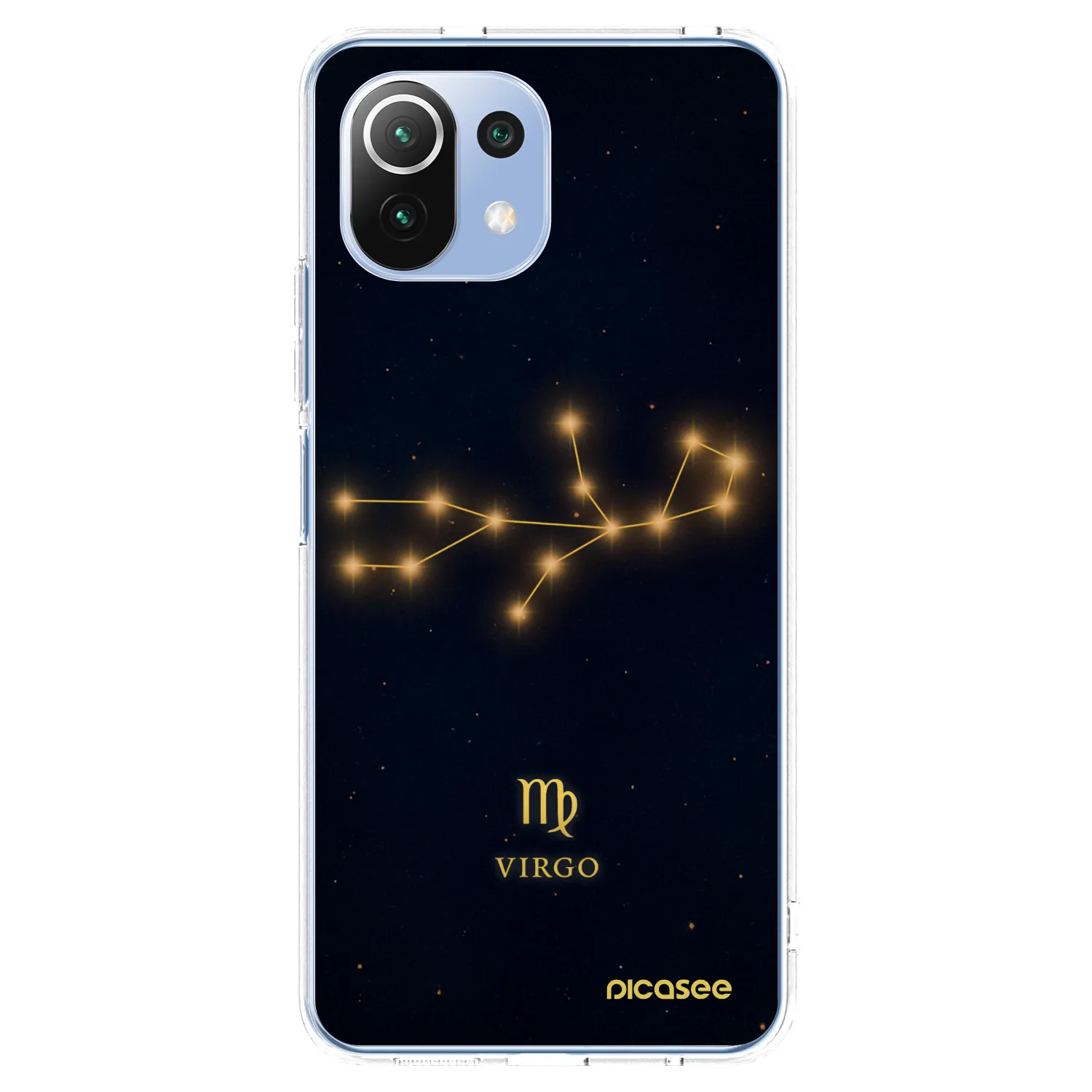 Picasee silikonska prozirna maskica za Xiaomi Mi 11 Lite - VIRGO
