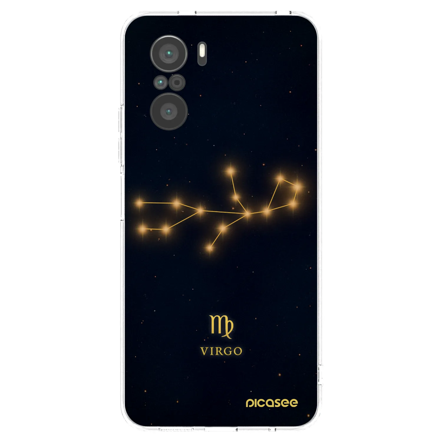 Picasee silikonska prozirna maskica za Xiaomi Poco F3 - VIRGO