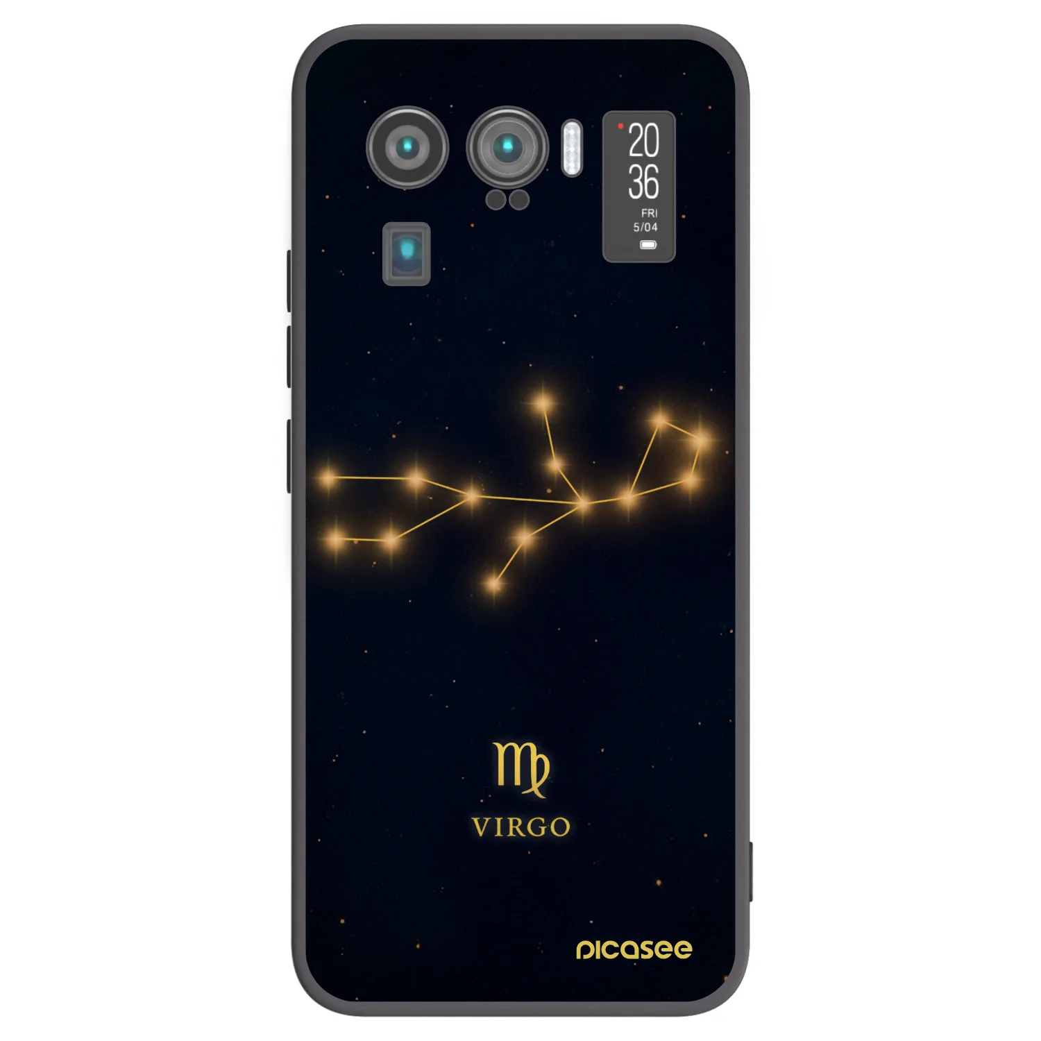 Picasee crna silikonska maskica za Xiaomi Mi 11 Ultra - VIRGO