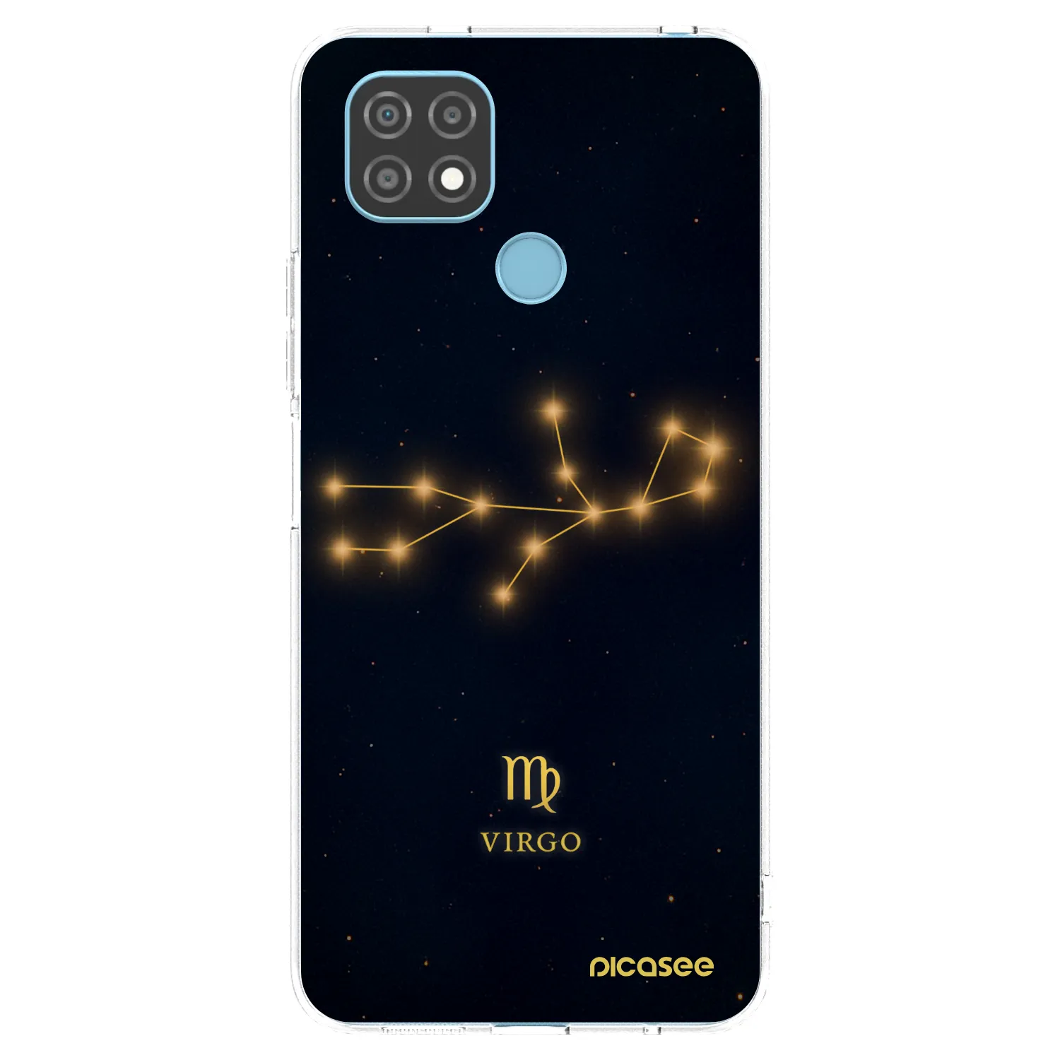 Picasee silikonska prozirna maskica za Realme C21 - VIRGO