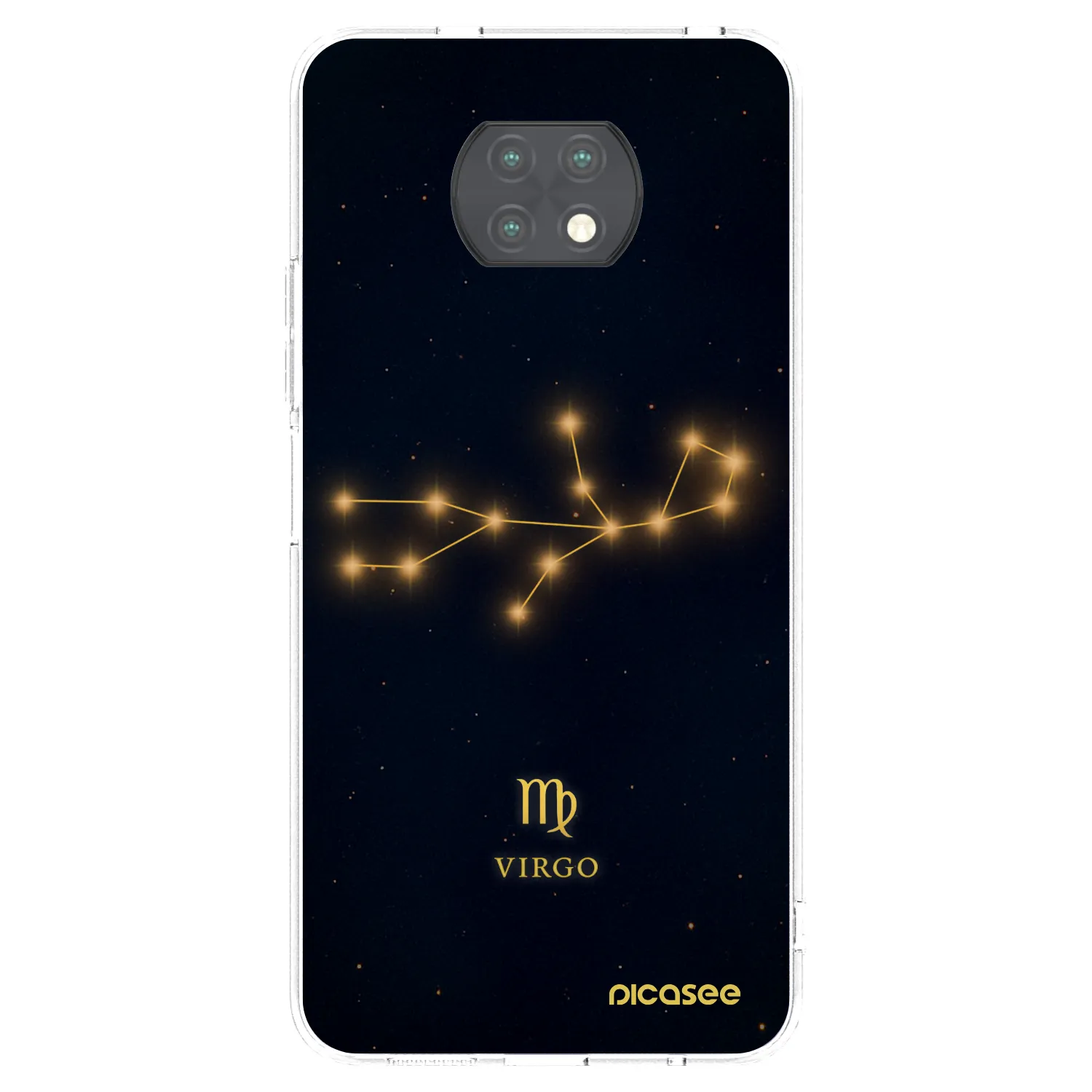 Picasee silikonska prozirna maskica za Xiaomi Redmi Note 9T - VIRGO