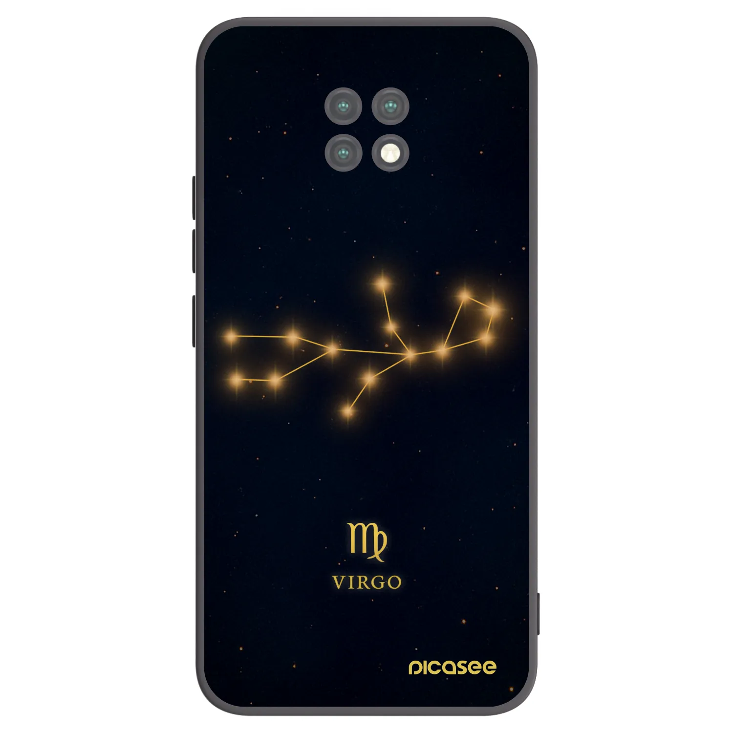 Picasee crna silikonska maskica za Xiaomi Redmi Note 9T - VIRGO