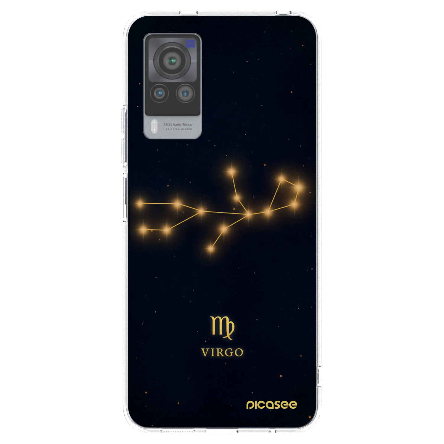Picasee silikonska prozirna maskica za Vivo X60 Pro 5G - VIRGO