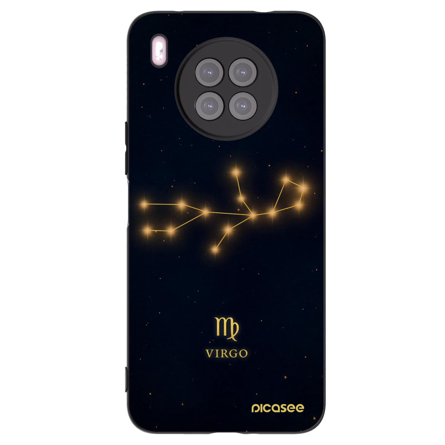 Picasee crna silikonska maskica za Huawei Nova 8i - VIRGO