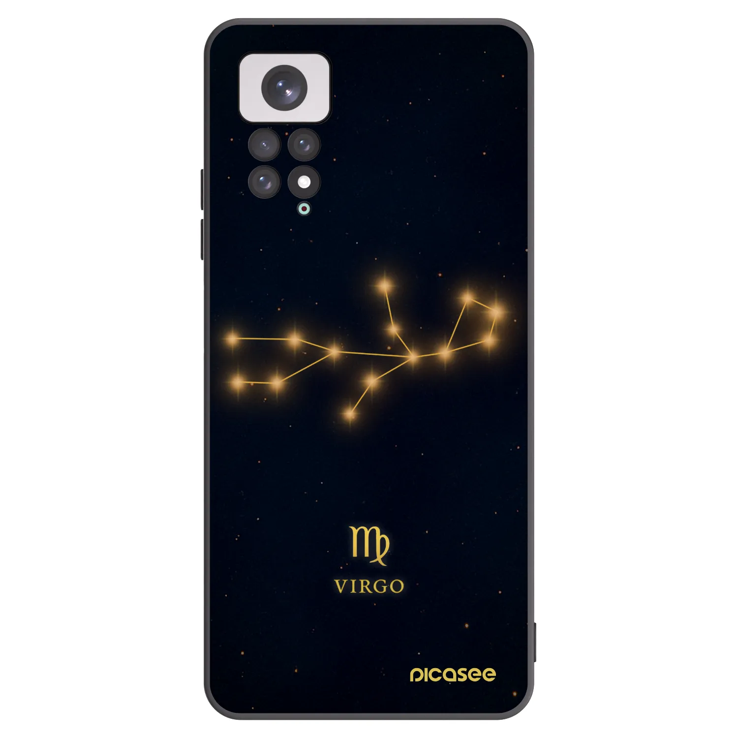 Picasee crna silikonska maskica za Xiaomi Redmi Note 11 - VIRGO